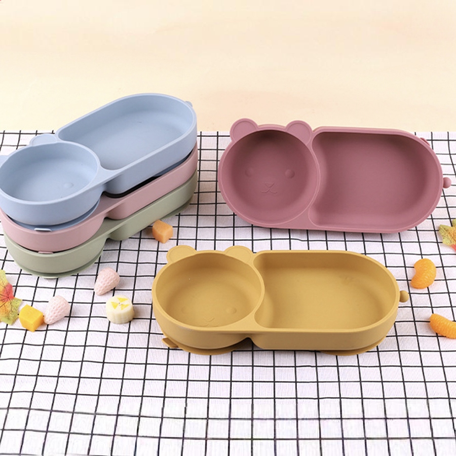 Baby Food Universe - Bebek Silikon Vantuz Kase Sevimli Ayı