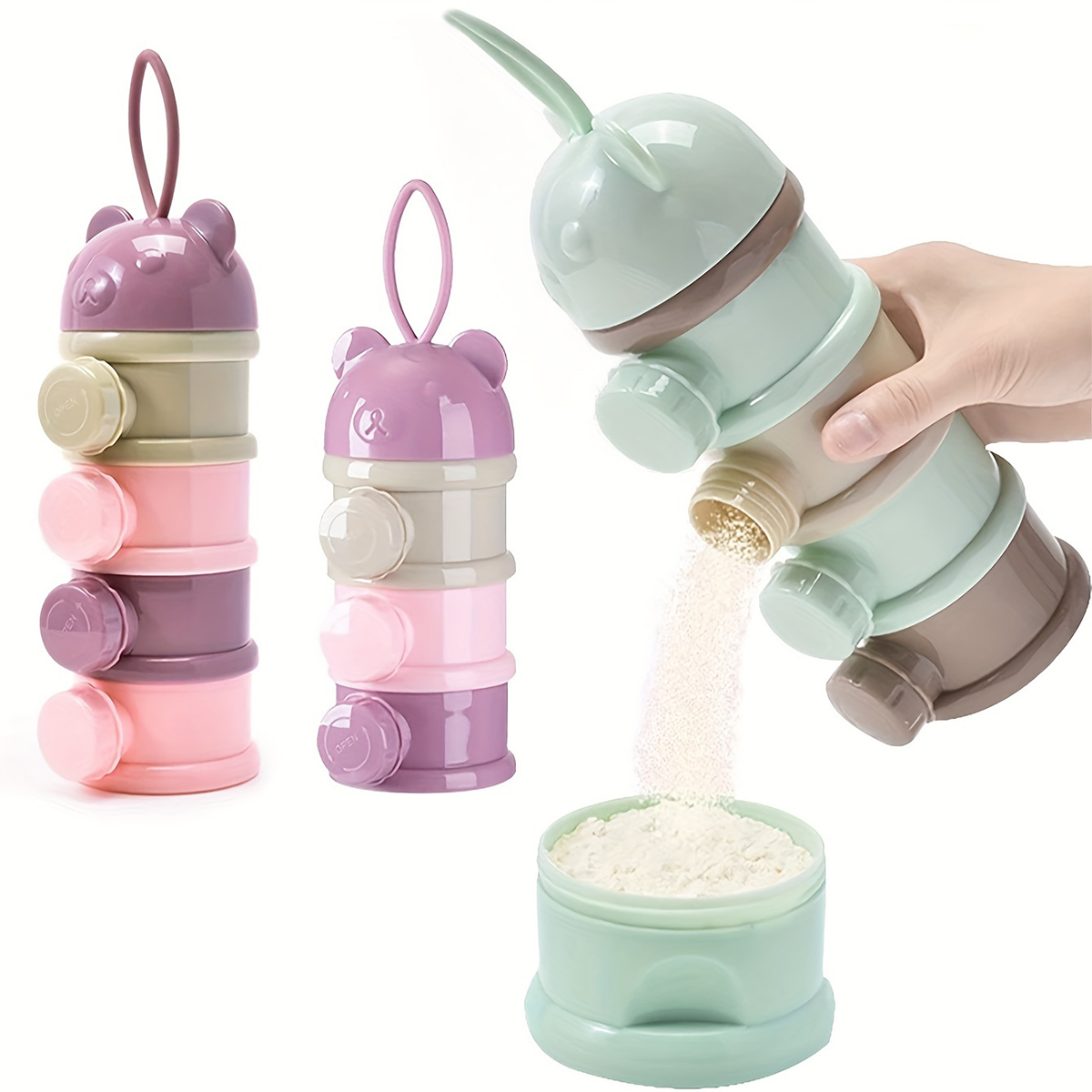 Baby Food Nestle - Askılı Büyük Kapasiteli Bebek Süt Tozu