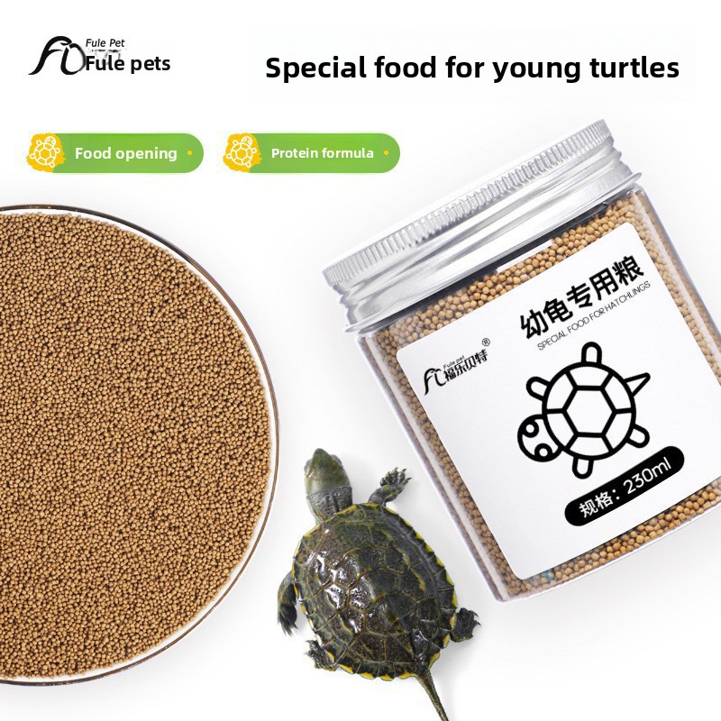 Baby Food With Protein - Fulepets Yüksek Proteinli Bebek Kaplumbağa Yemi,