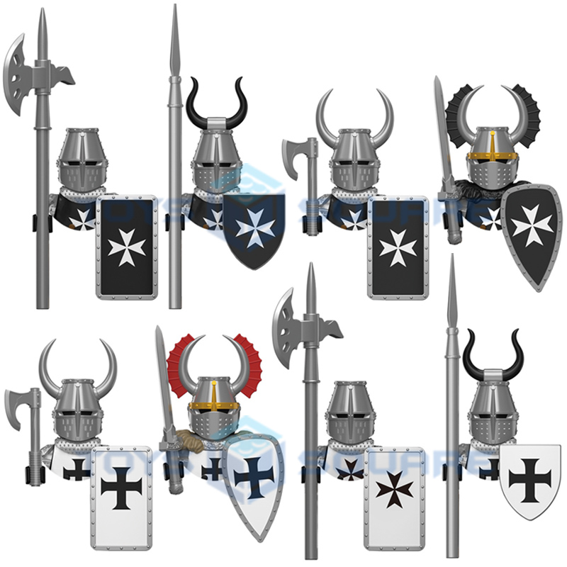 Lego Set Creator - Ortaçağ Teutonic Knights hospimodel modeli blokları