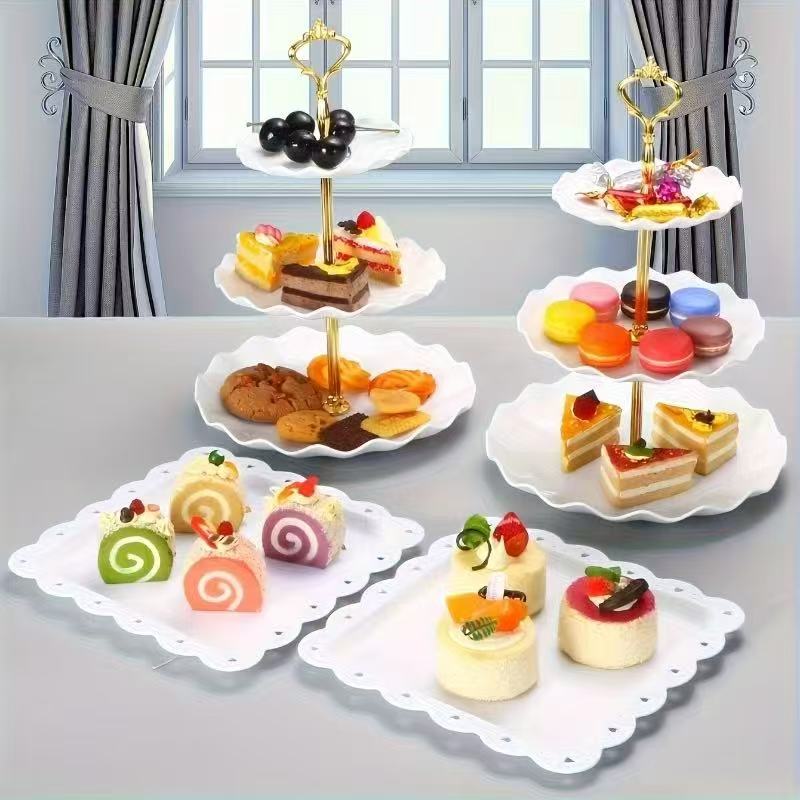 Baby Food Universe - 1/3/4/5PCS Dekoratif Yiyecek Tepsileri Seti -