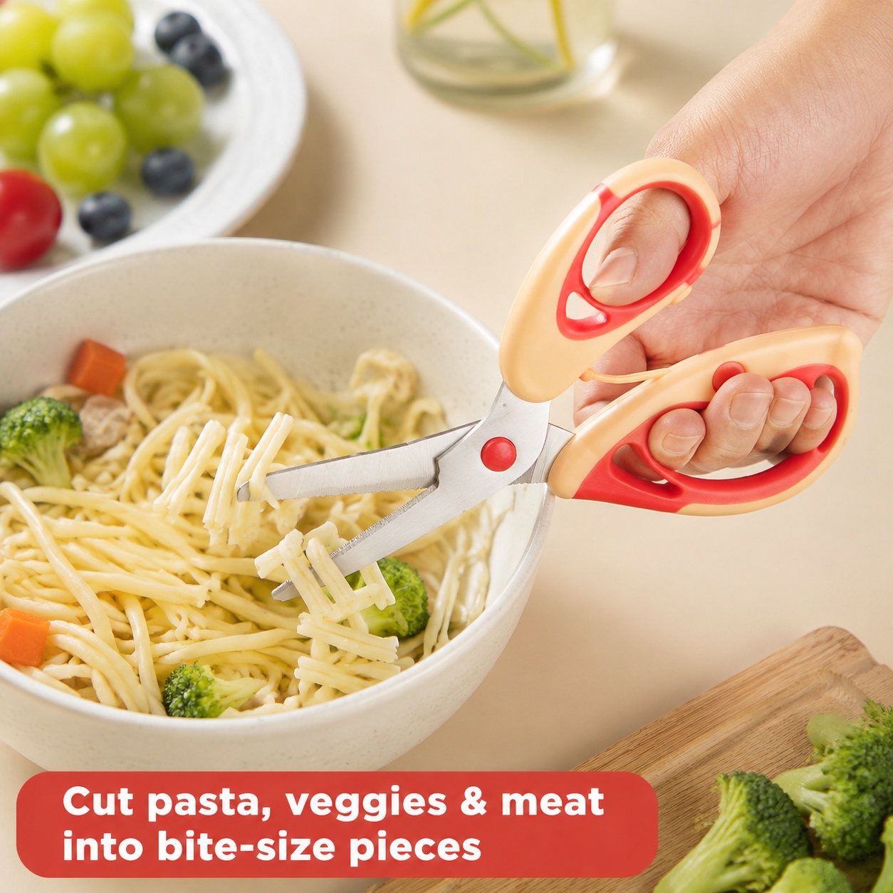 Baby Food Scissors - Bebek Maması Makası｜Taşınabilir Maması Öğütücü Bebek