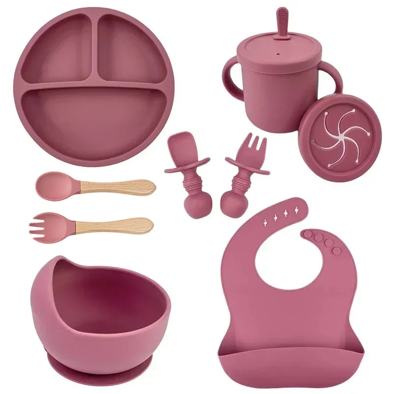 Baby Food Jars - Gıda Sınıfı Silikon Çocuk tabak seti