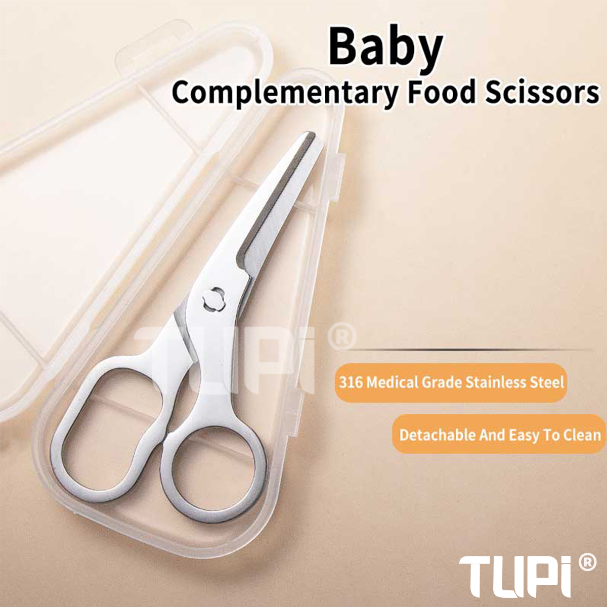 TUPI Çıkarılabilir Bıçaklı Beb - Baby Food Scissors incelemesi ve fiyatı