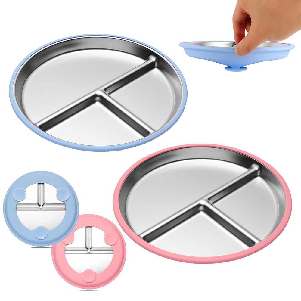 9 İnç Paslanmaz Çelik Çocuk Ta - Plate Suction Toddler incelemesi ve fiyatı
